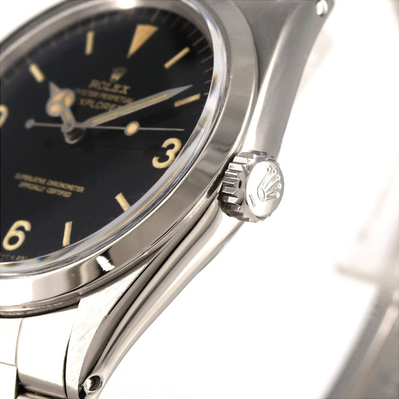 ロレックス エクスプローラーⅠ･”ミラーダイヤル” 1016 SS 自動巻 1番台