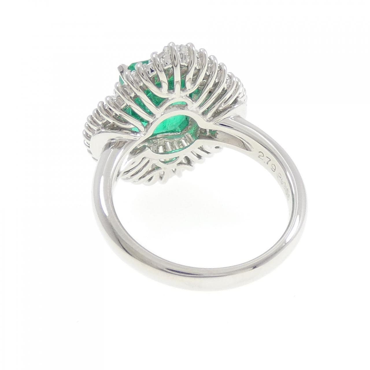 PT900 エメラルド リング 2.79CT コロンビア産