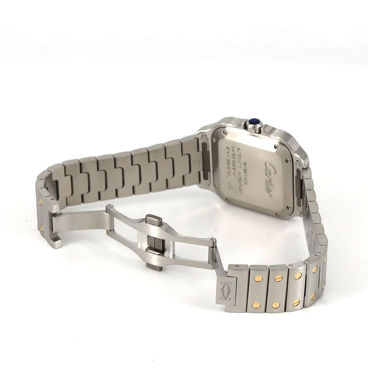 カルティエ サントス･ドゥ･カルティエMM コンビ W2SA0016 SSxYG 自動巻