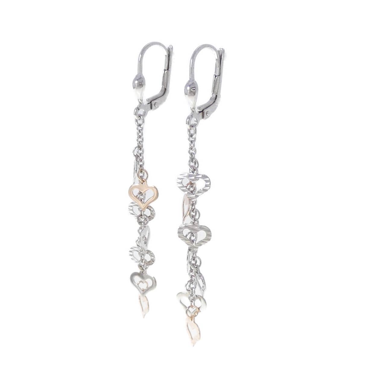 10KWG/10KPG ハート ピアス