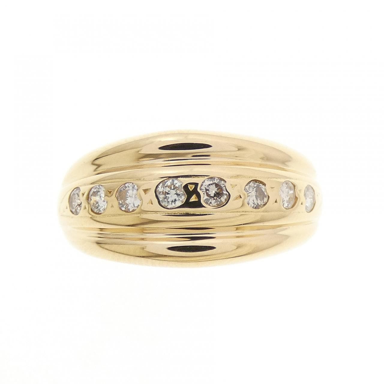 K18YG ダイヤモンド リング 0.18CT