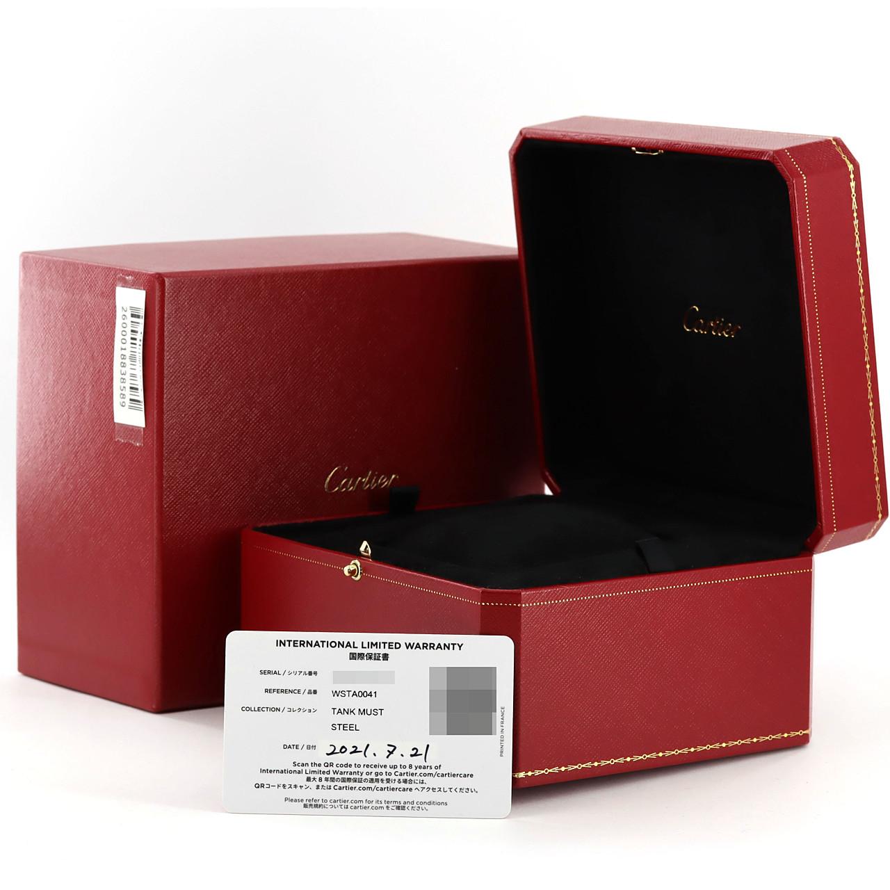 Cartier Tank Mast LM WSTA0041 SS石英