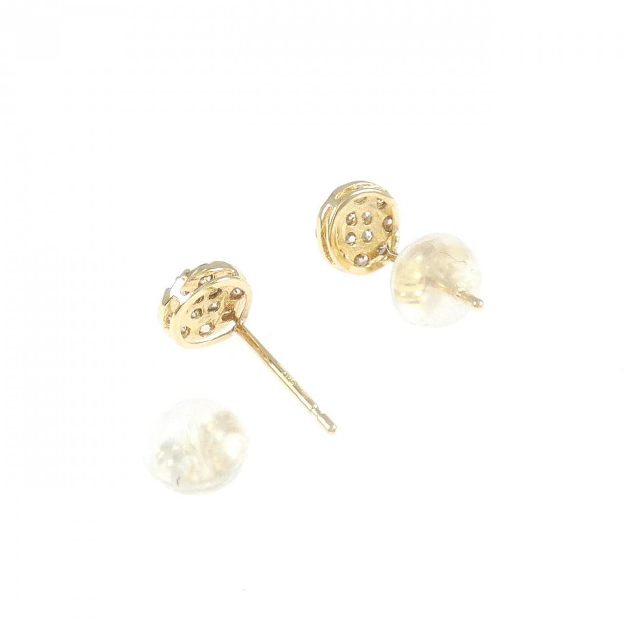 K18YG ダイヤモンド ピアス 0.22CT