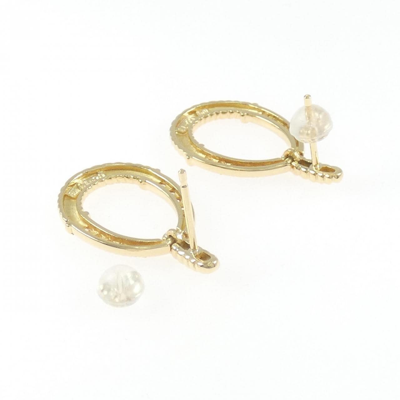 K18YG ダイヤモンド ピアス 0.22CT