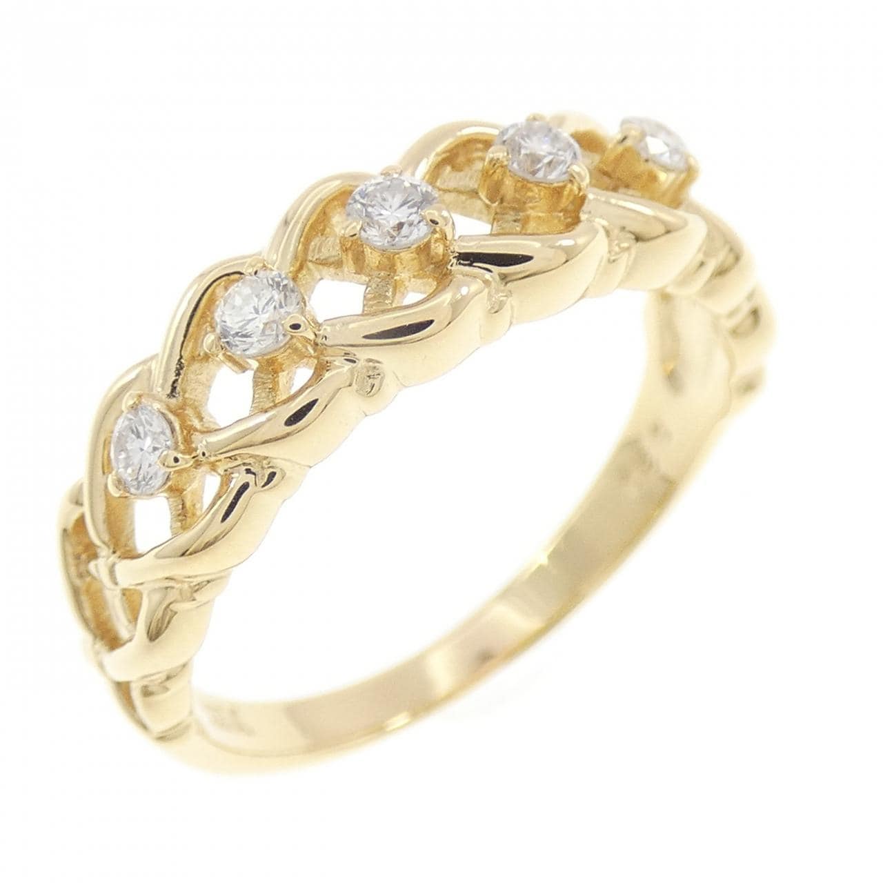 K18YG ダイヤモンド リング 0.20CT