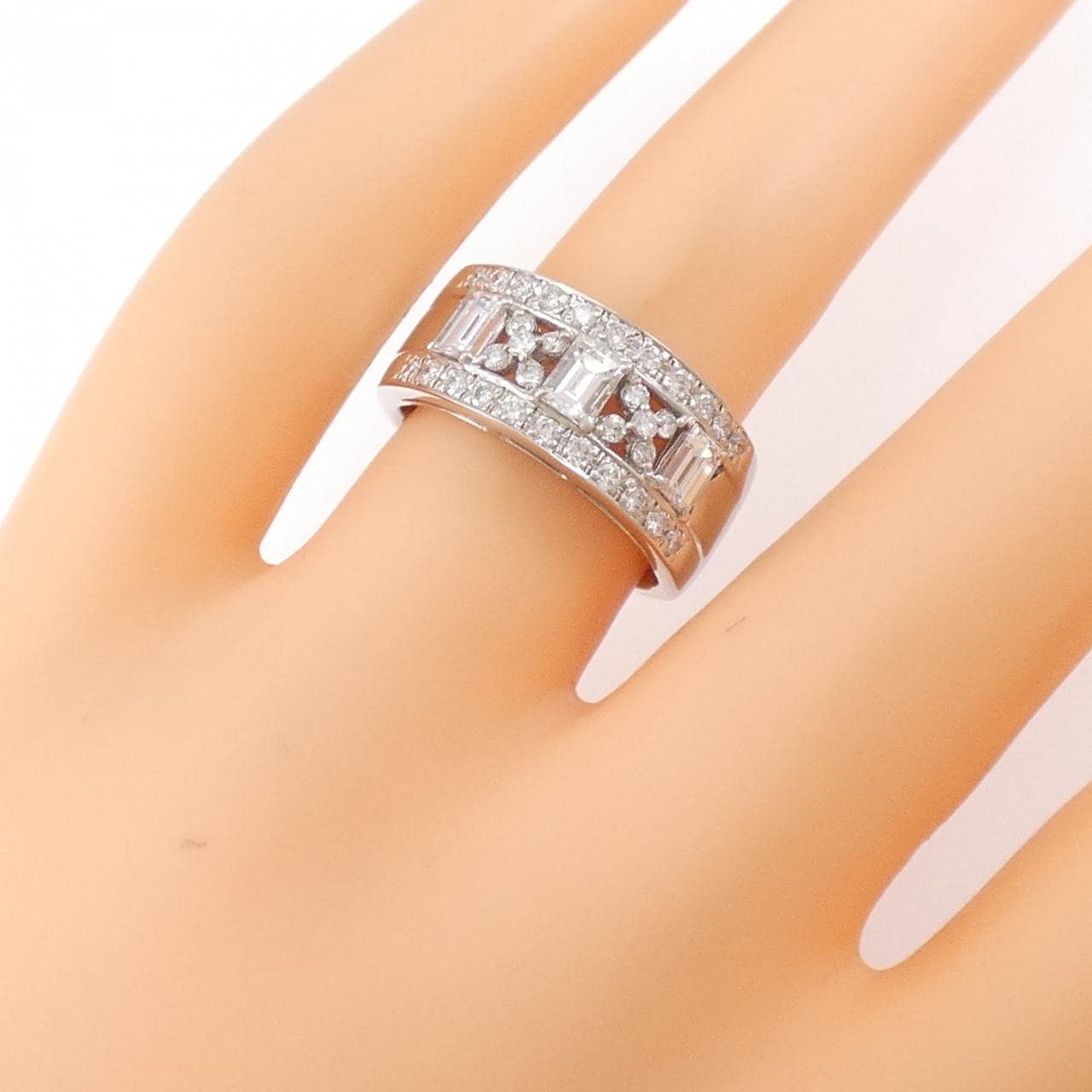 PT900 Diamond Ring 0.60CT