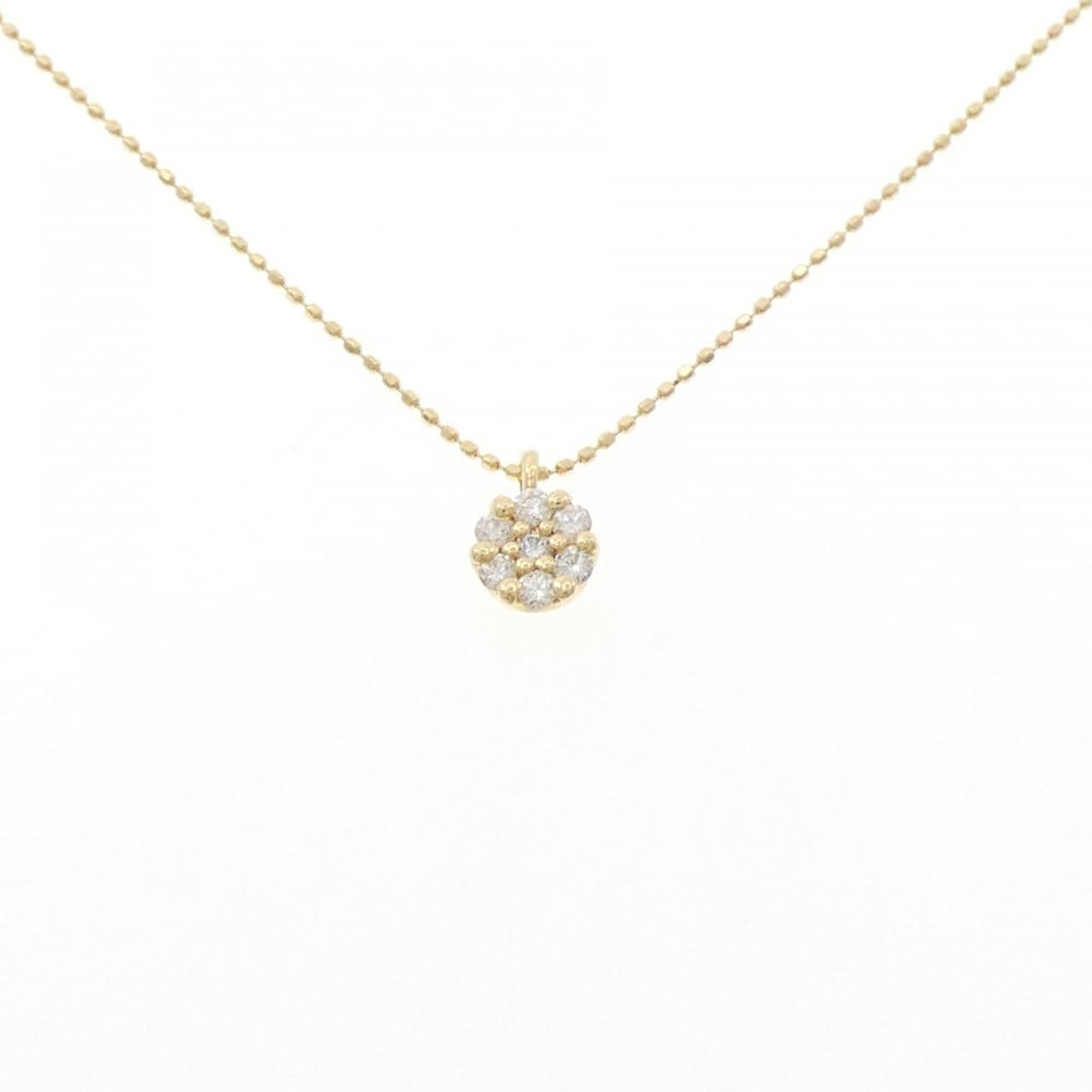 K18YG ダイヤモンド ネックレス 0.17CT