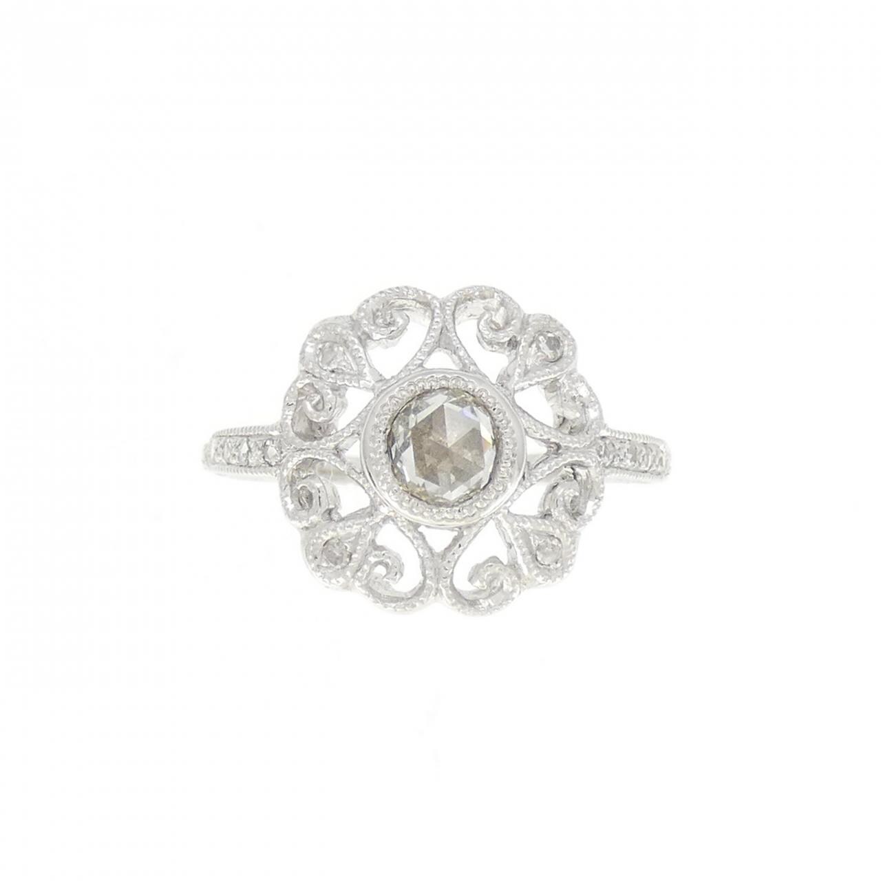 750WG ダイヤモンド リング 0.27CT