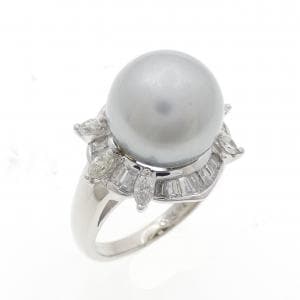 PT900 黒蝶パール リング 11.5mm