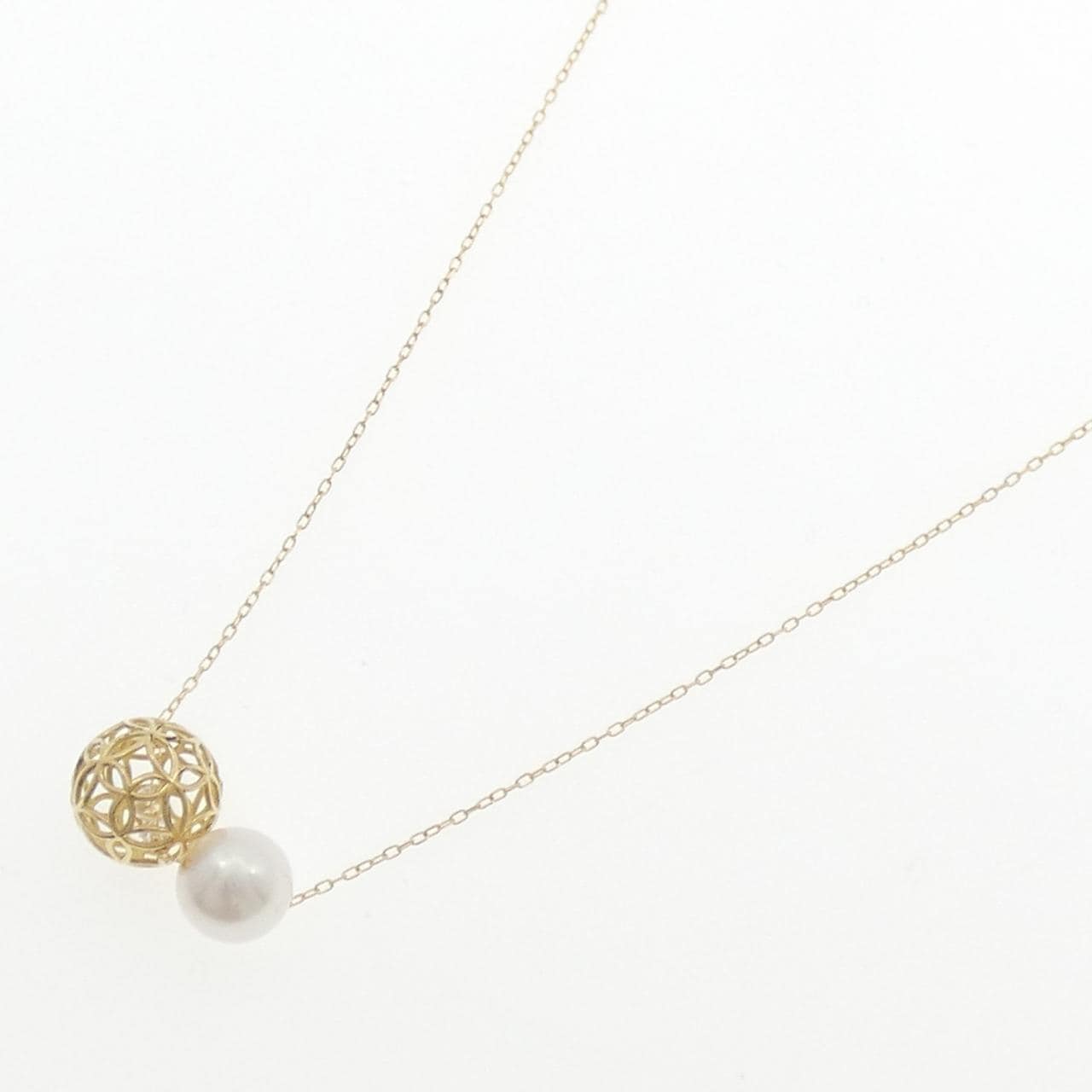 K18YG アコヤパール ネックレス 6.6mm