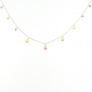 K18YG サファイヤ ネックレス 6.20CT