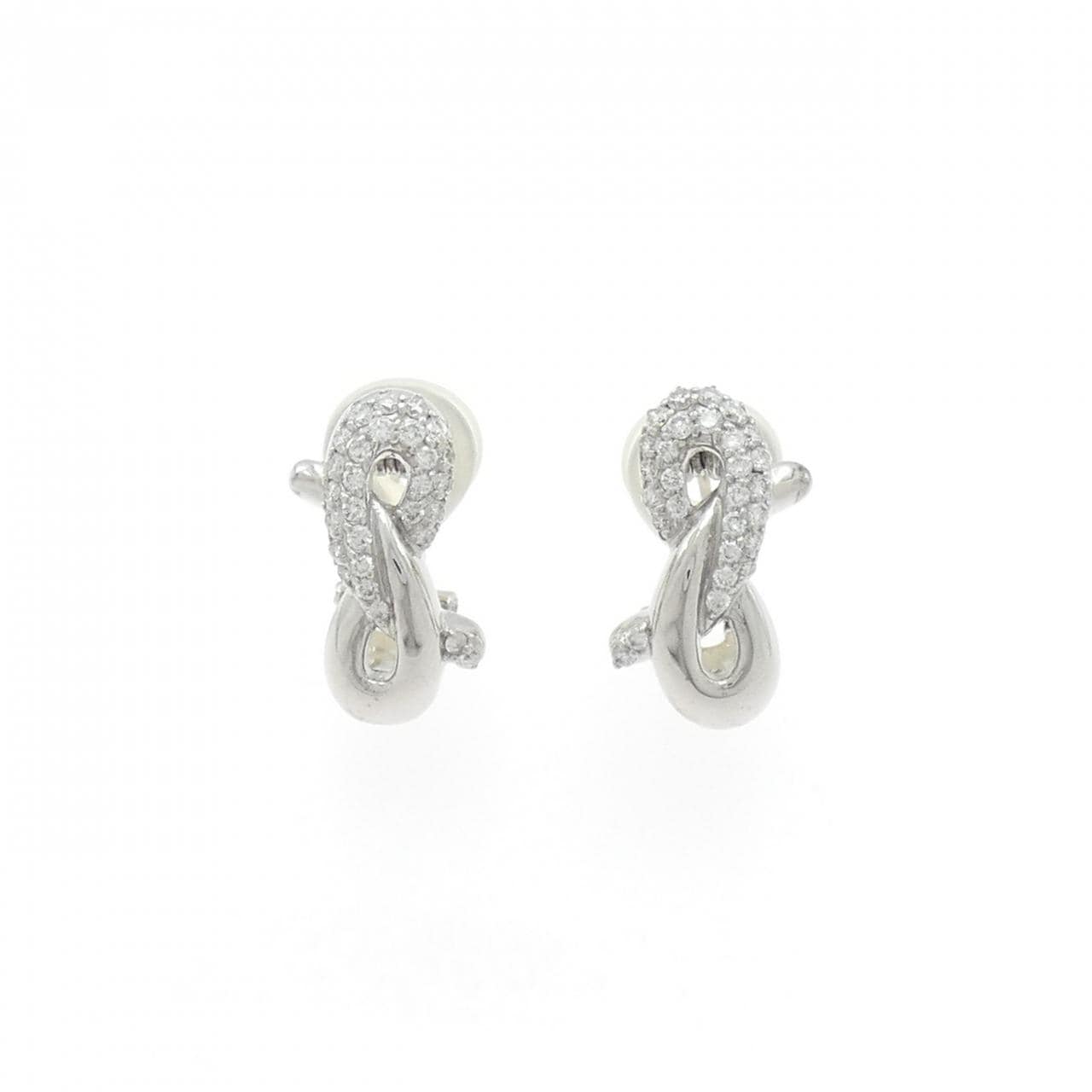 K18WG ダイヤモンド ピアス/イヤリング 0.50CT
