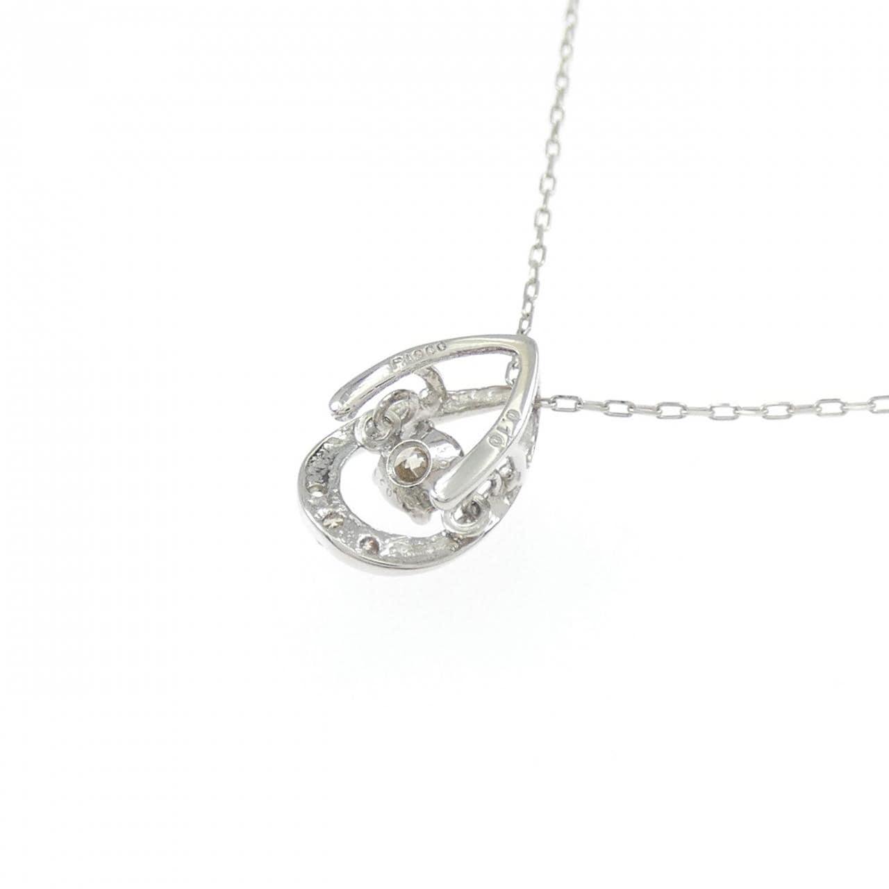 PT900/PT850 ダイヤモンド ネックレス 0.10CT