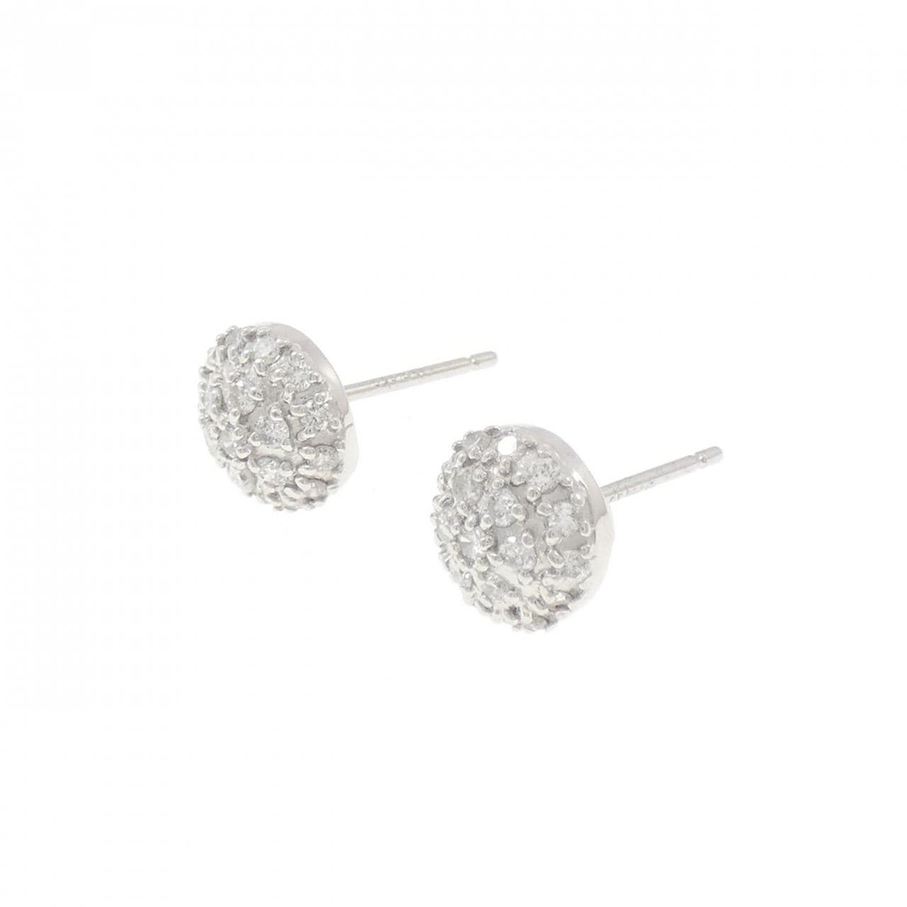 PT850/PT900 パヴェ ダイヤモンド ピアス 0.46CT