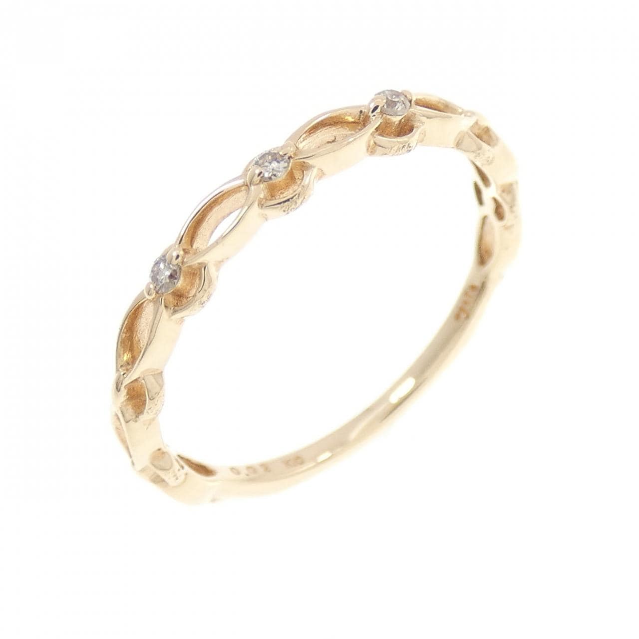アガット ダイヤモンド リング 0.02CT