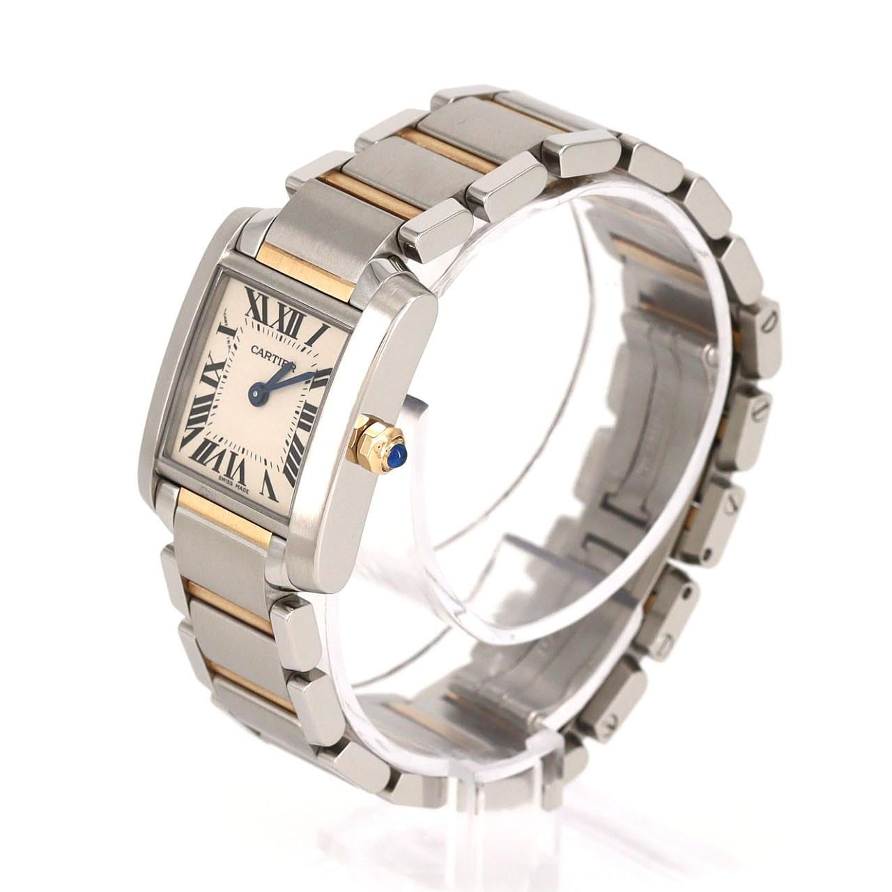 カルティエ タンクフランセーズSM コンビ W51007Q4 SSxYG クォーツ