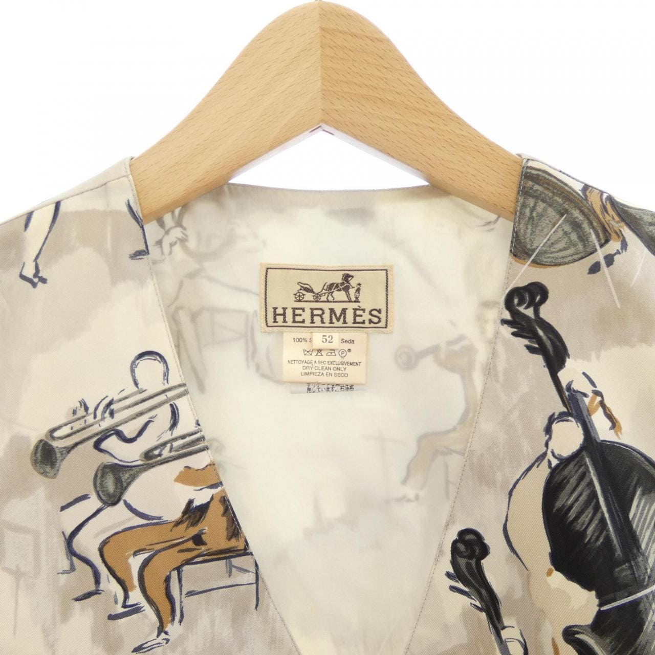 エルメス HERMES ツイルレーヌ ベスト