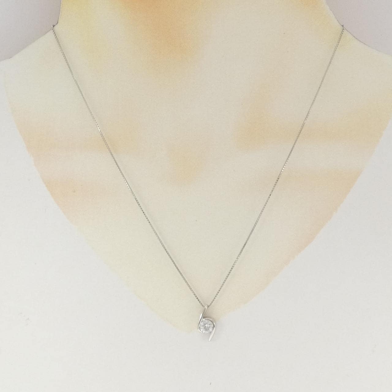 PT900/PT850 ダイヤモンド ネックレス 0.549CT
