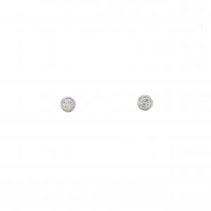 【リメイク】PT900 ダイヤモンド ピアス 0.10CT