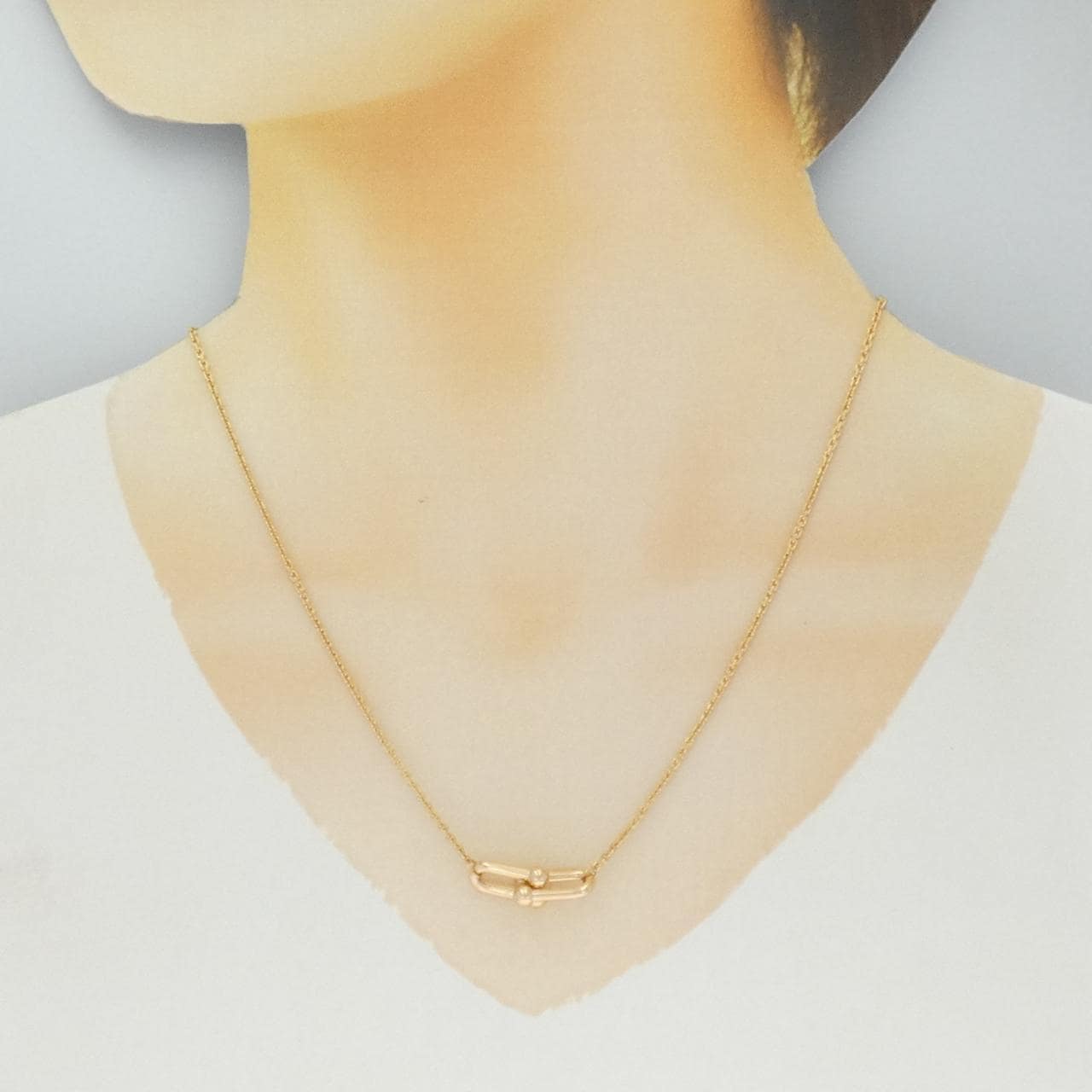 ティファニー ダブルリンク スモール ネックレス