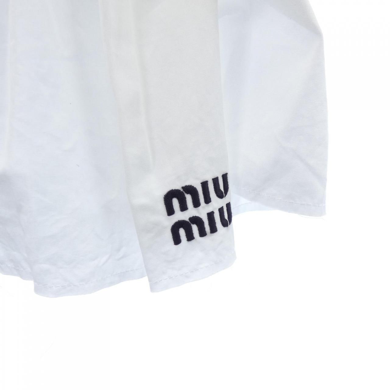 ミュウミュウ MIU MIU POPLIN AND JERSEY MG2466 SOOO 17HP スカート