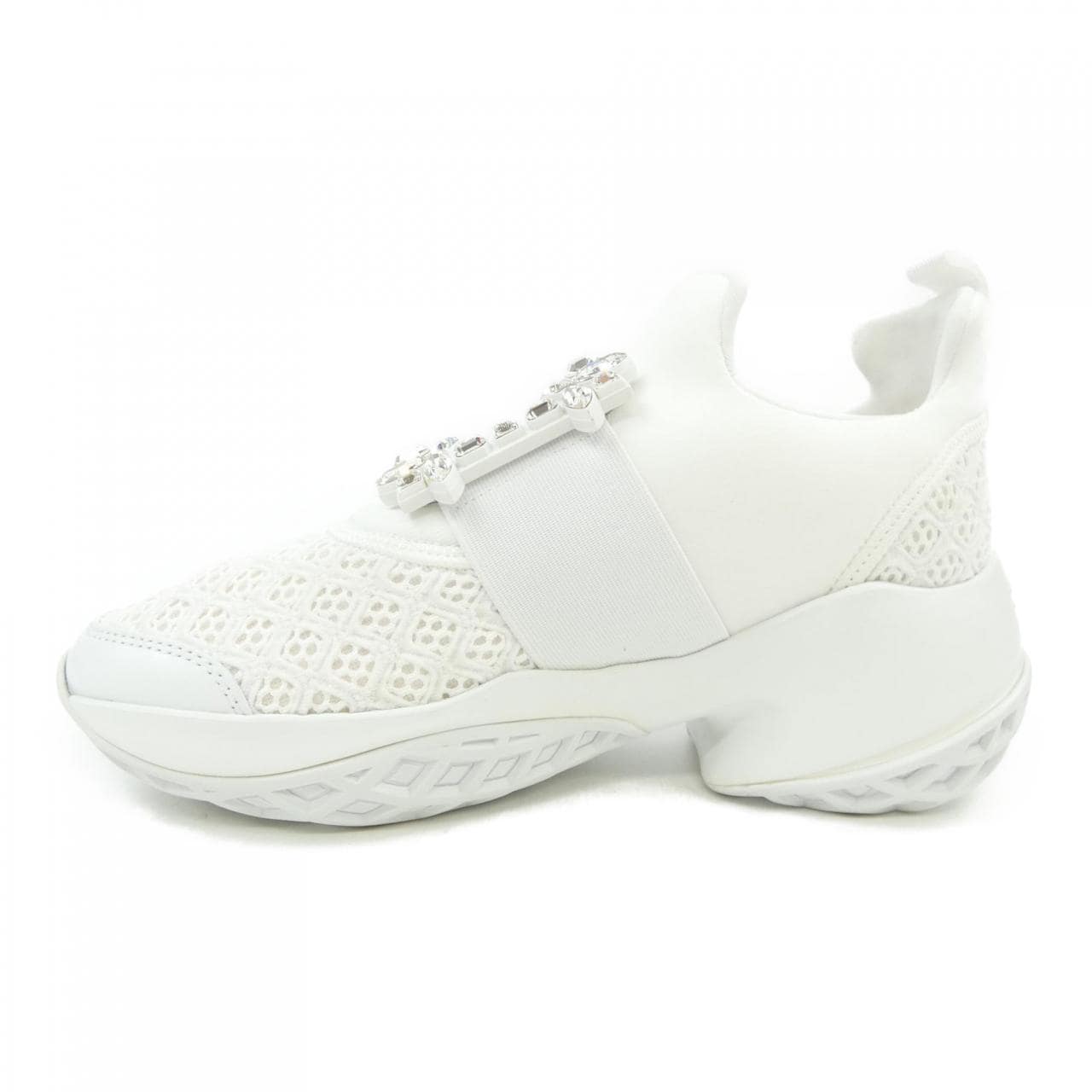 ロジェヴィヴィエ ROGER VIVIER ヴィヴ ラン　ストラスバックル スニーカー