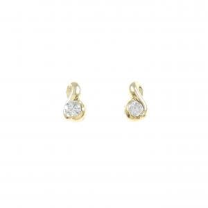 K18YG ダイヤモンド ピアス 0.06CT