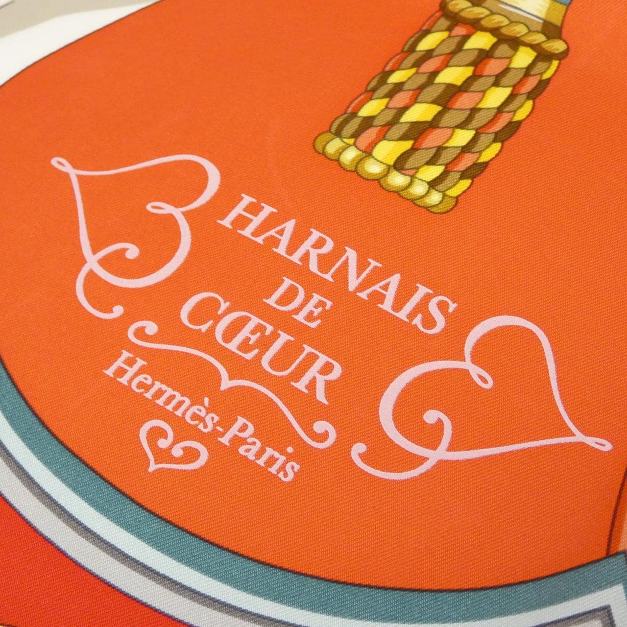 エルメス HARNAIS DE COEUR カレ 004090S スカーフ