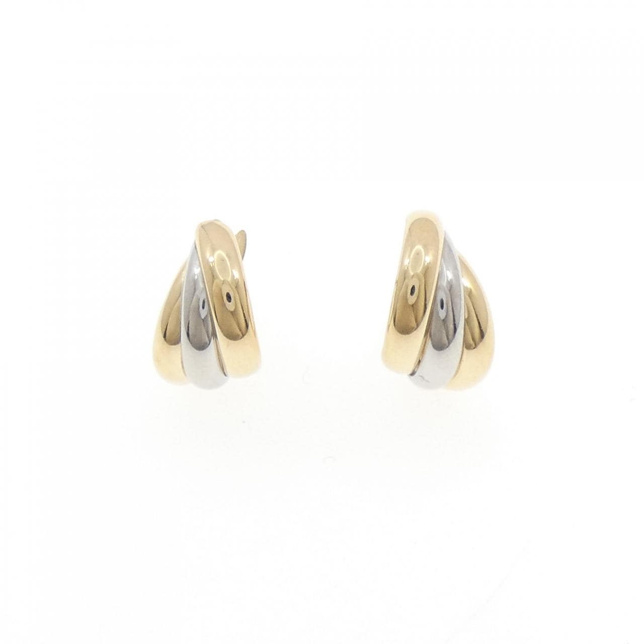 K18YG/PT900 earrings