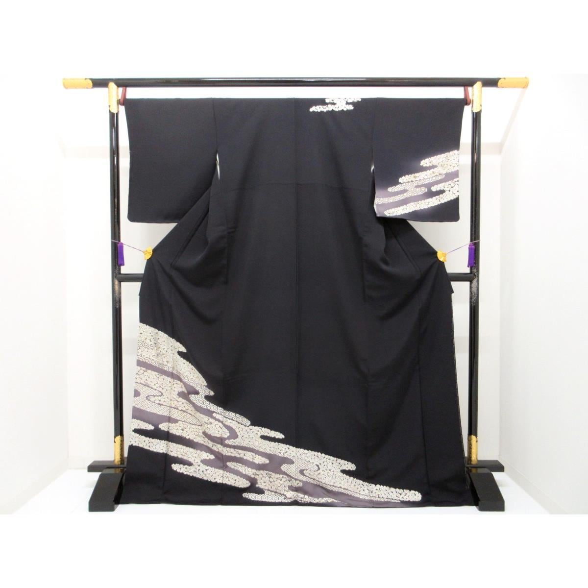 訪問着　刺繍加工　ボカシ染