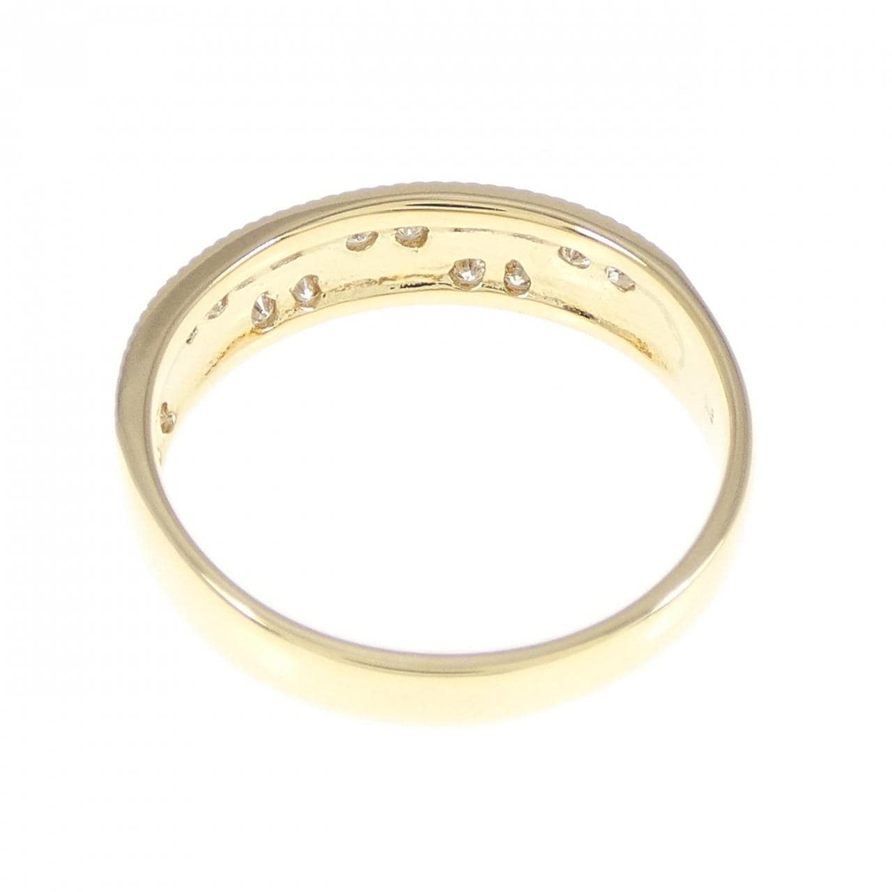 K18YG ダイヤモンド リング 0.12CT