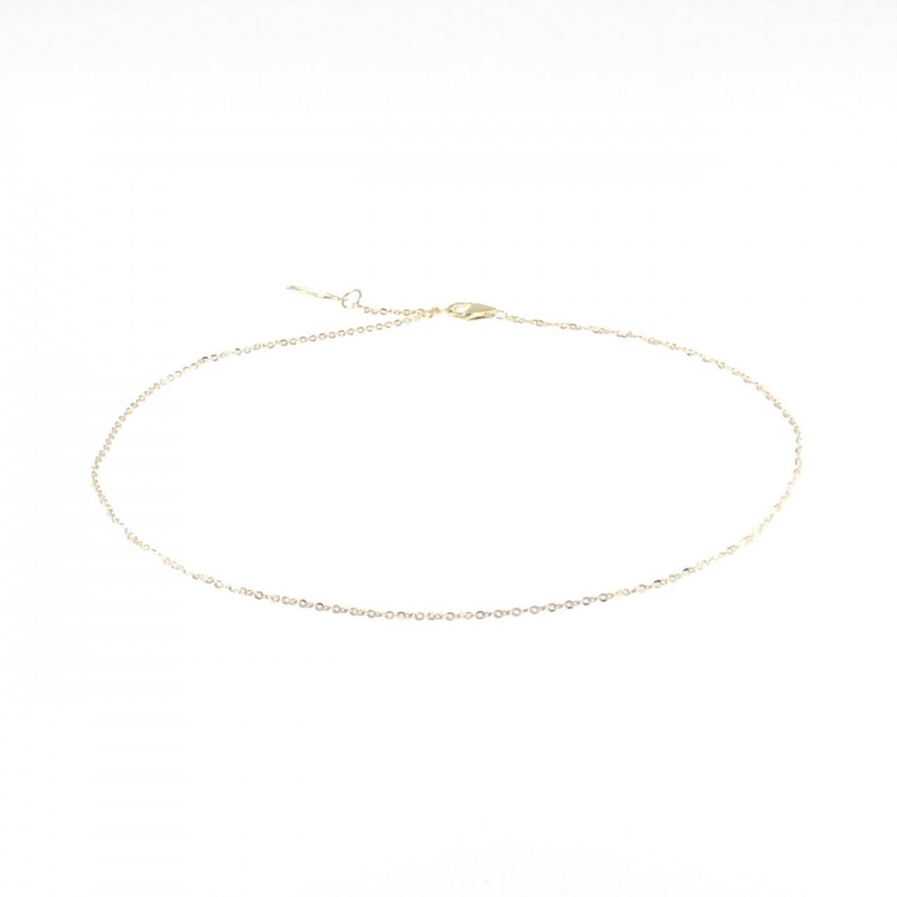 K18YG フェザー アンクレット