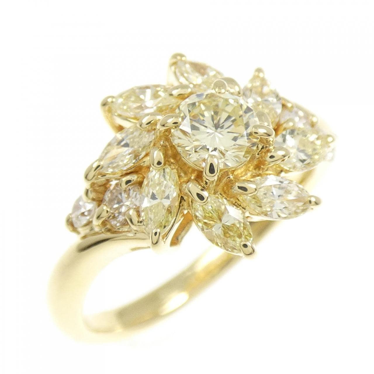 K18YG ダイヤモンド リング 1.00CT