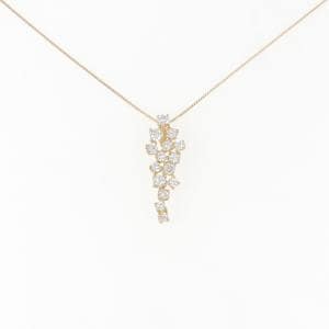 K18YG ダイヤモンド ネックレス 0.71CT