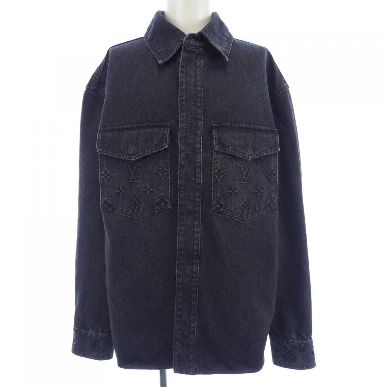 ルイヴィトン LOUIS VUITTON モノグラムエンボスオーバーサイズデニムジャケット HQS42WCHX デニムジャケット