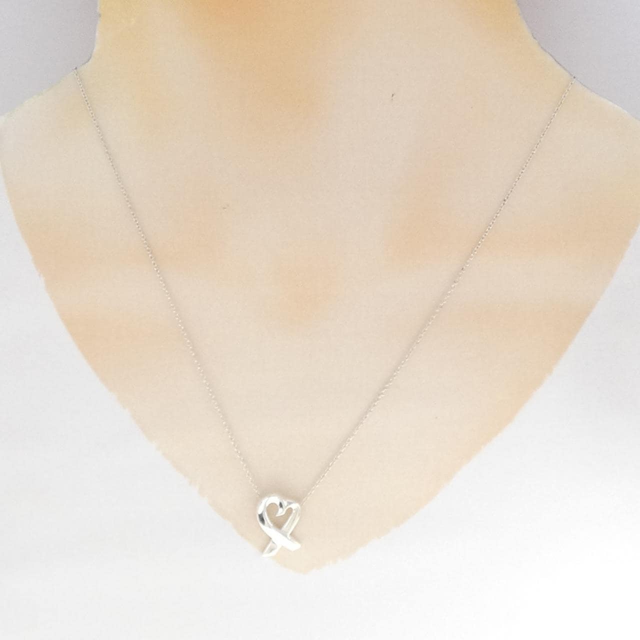 ティファニー ラビングハート スモール ネックレス