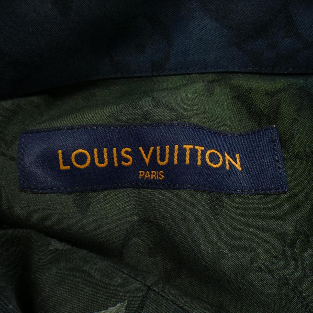 ルイヴィトン LOUIS VUITTON モノグラムタイアンドダイブルゾンシャツ HLS07WD15 シャツ