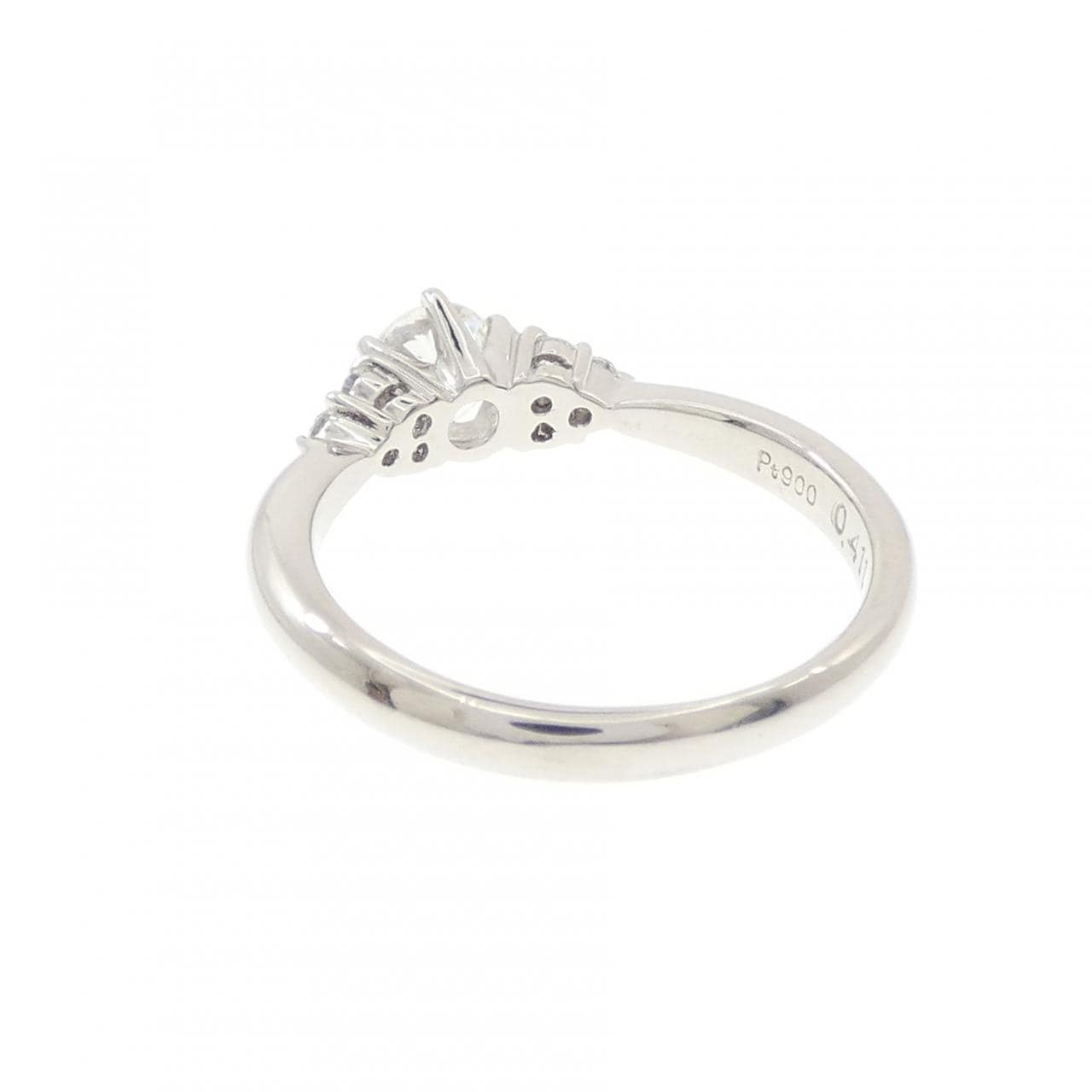 PT900 ダイヤモンド リング 0.411CT F SI1 Good