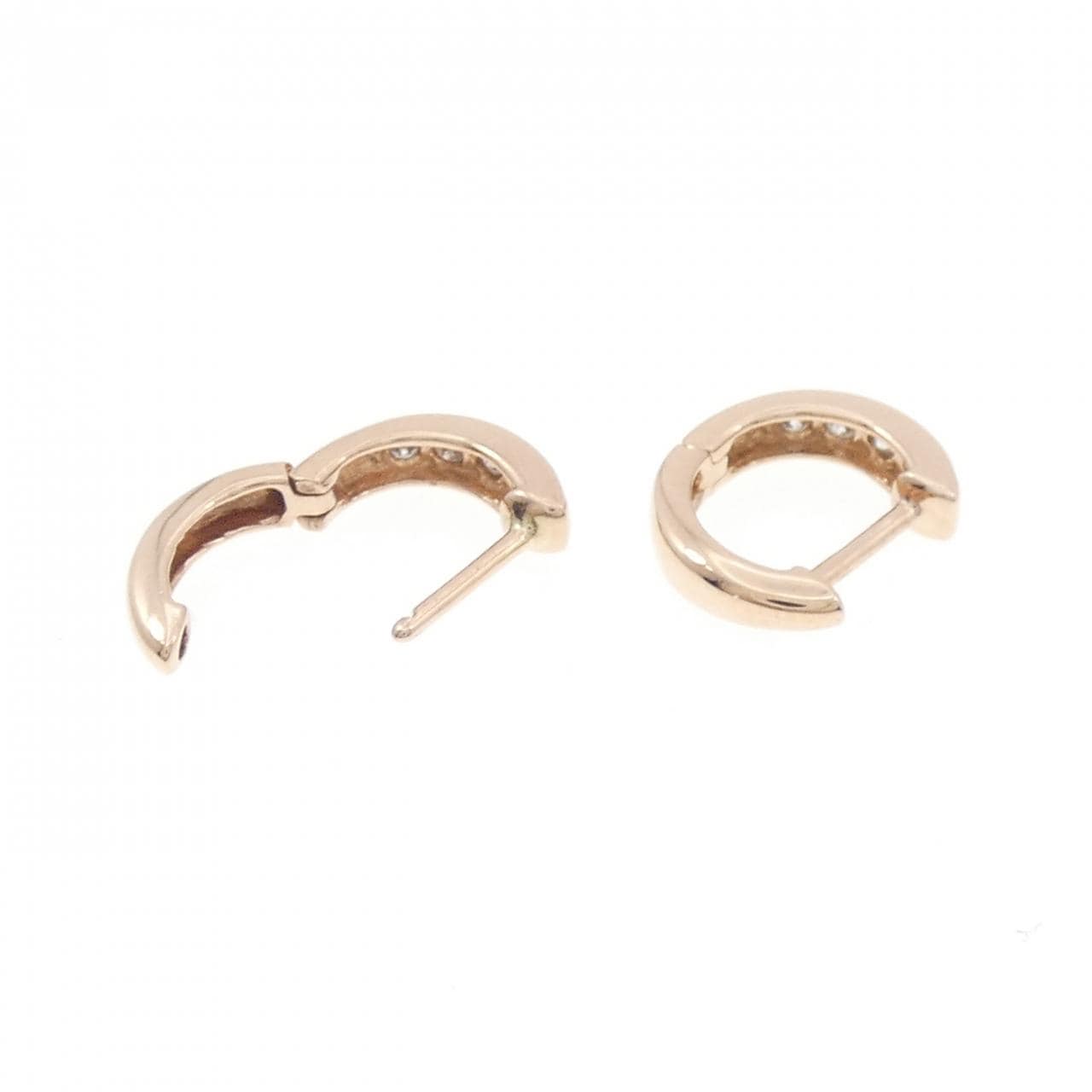 K10PG ダイヤモンド ピアス 0.20CT