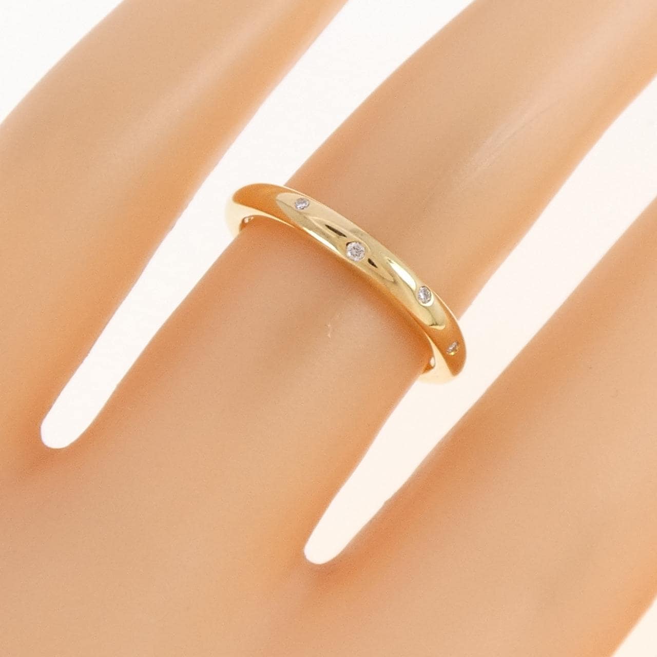 K18YG ダイヤモンド リング 0.02CT