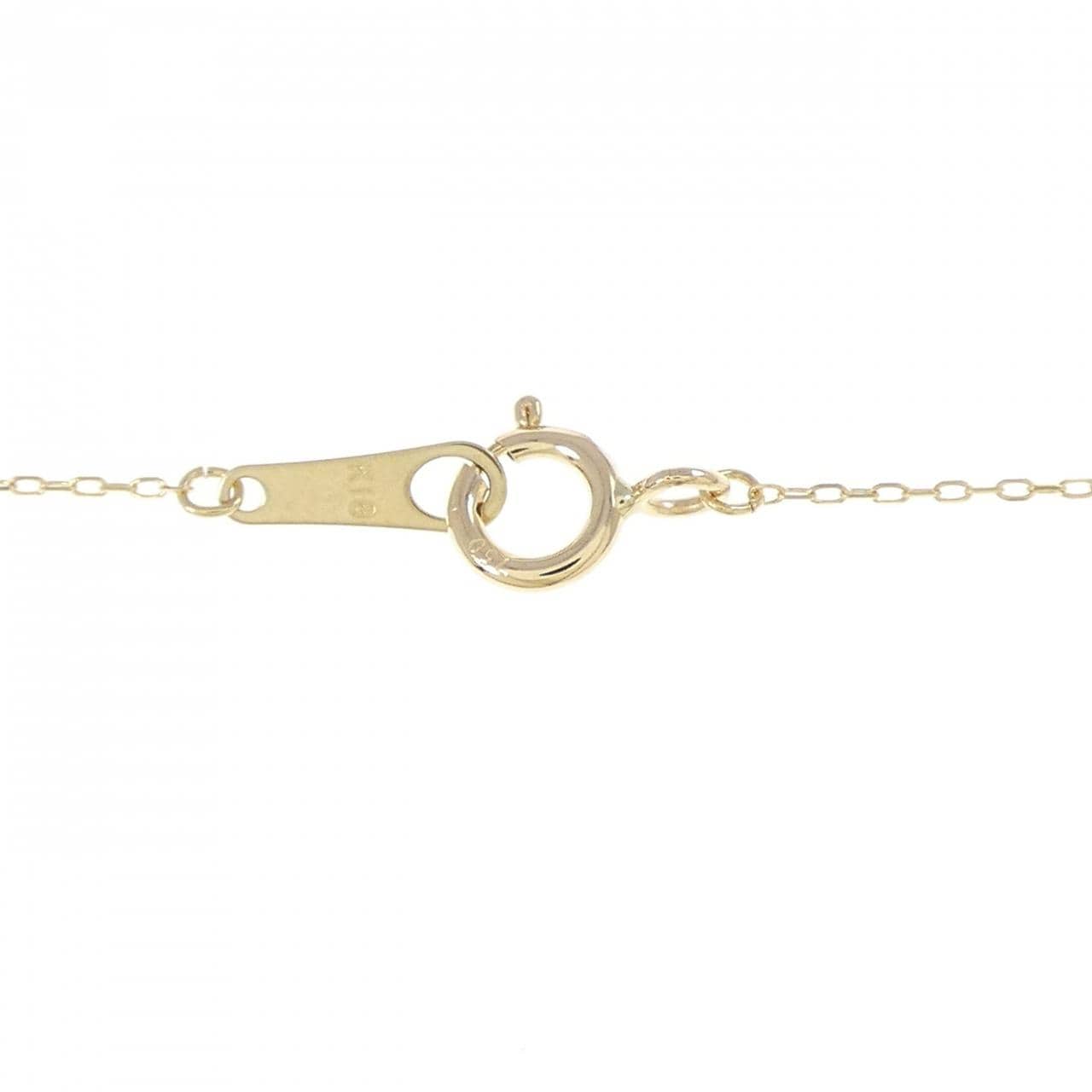 K18YG ダイヤモンド ネックレス 0.10CT