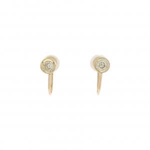 K18YG ダイヤモンド イヤリング 0.19CT