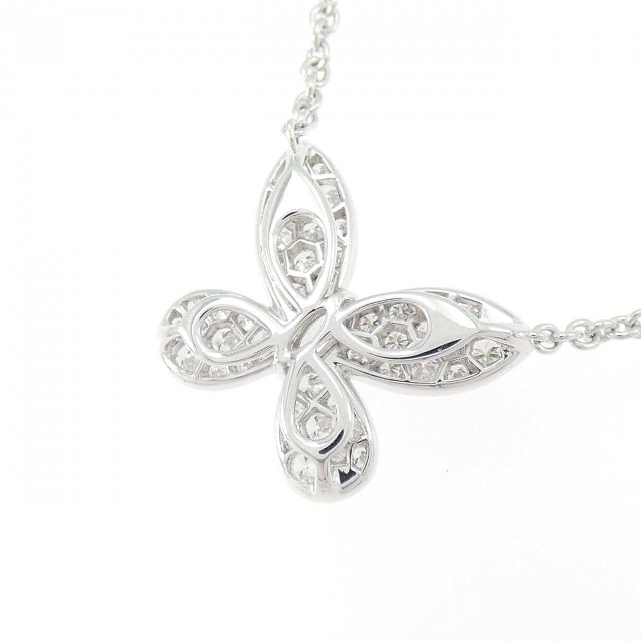 グラフ パヴェ バタフライ ミニ ネックレス