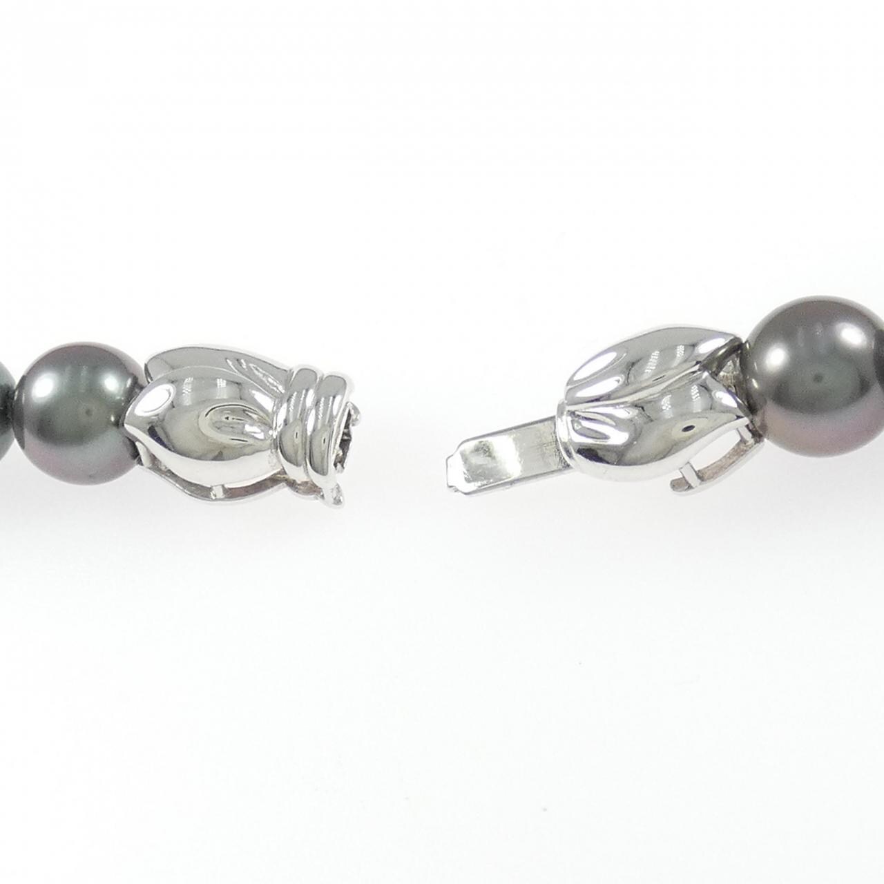 ミキモト 黒蝶パール ネックレス 8-11mm