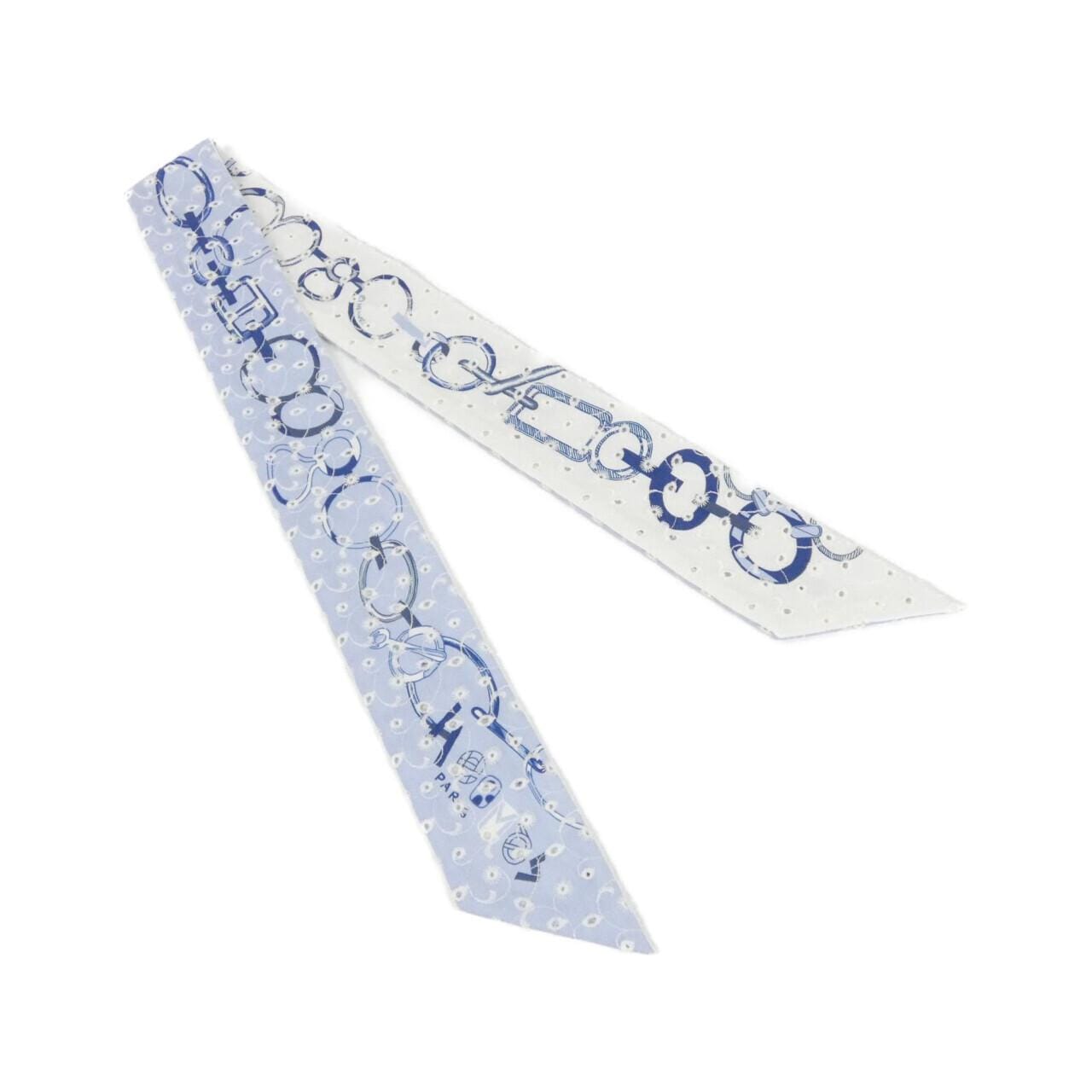 エルメス DO RE BOUCLES ツイリー ブロデリー アングレーズ 853951S スカーフ