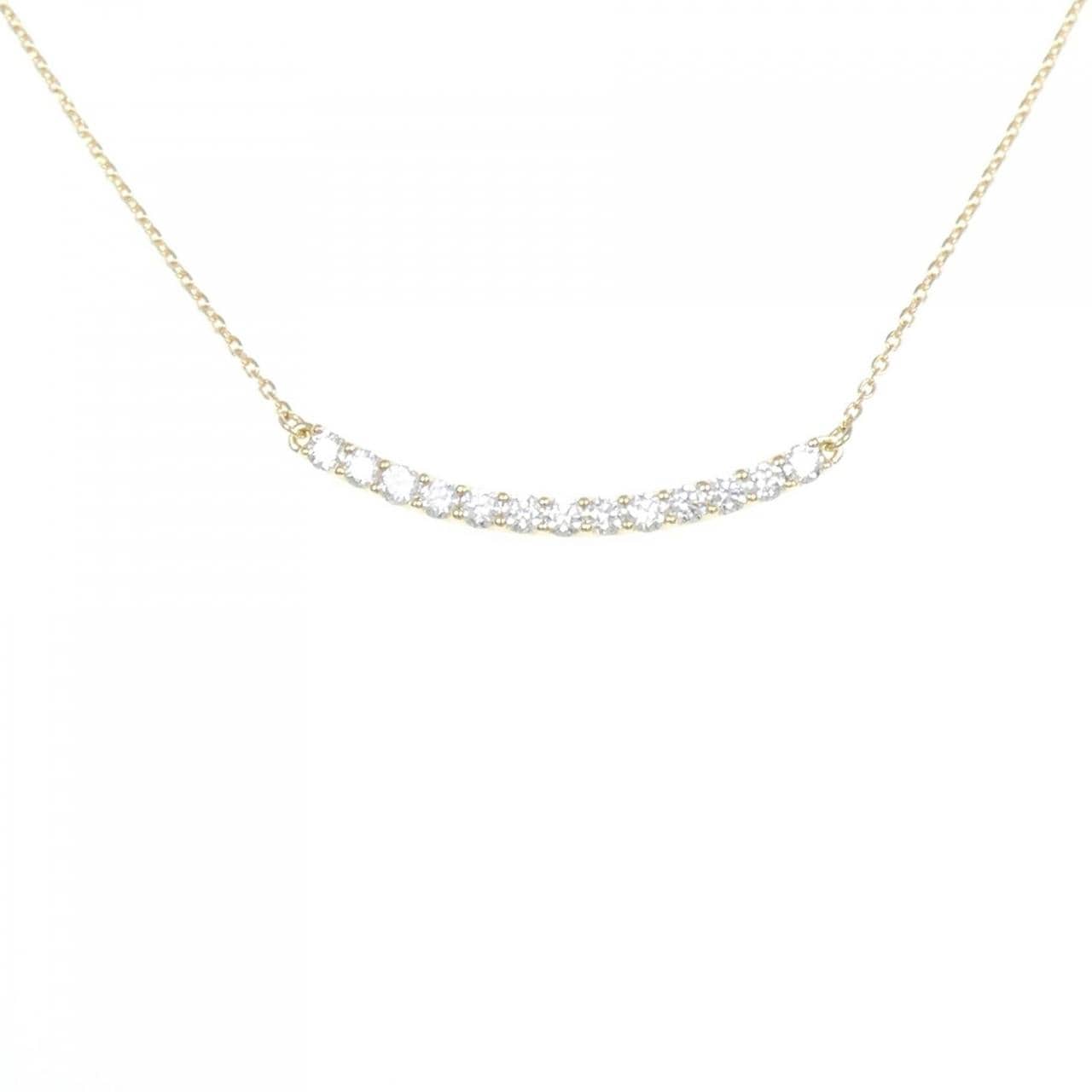 【新品】K18YG ダイヤモンド ネックレス 0.500CT