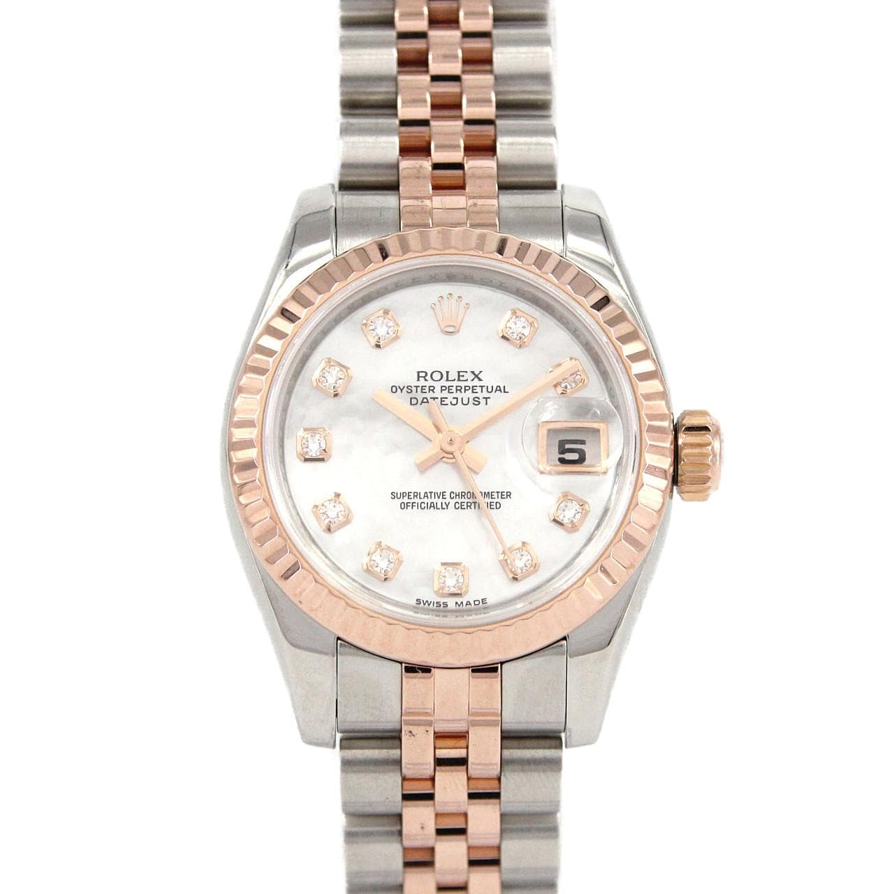 ロレックス デイトジャスト 179171NG SSxPG 自動巻 V番