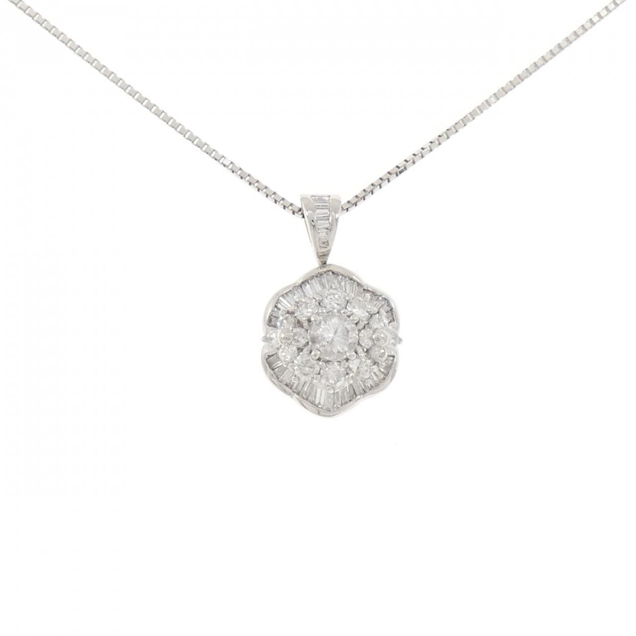 PT900/PT850 ダイヤモンド ネックレス 1.50CT