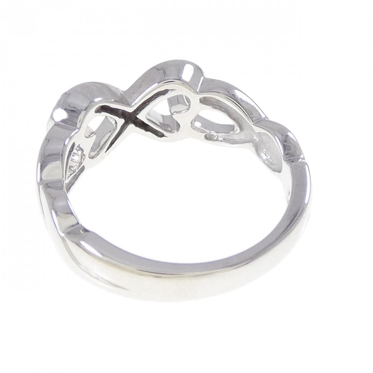 ティファニー ダブルラビングハート リング