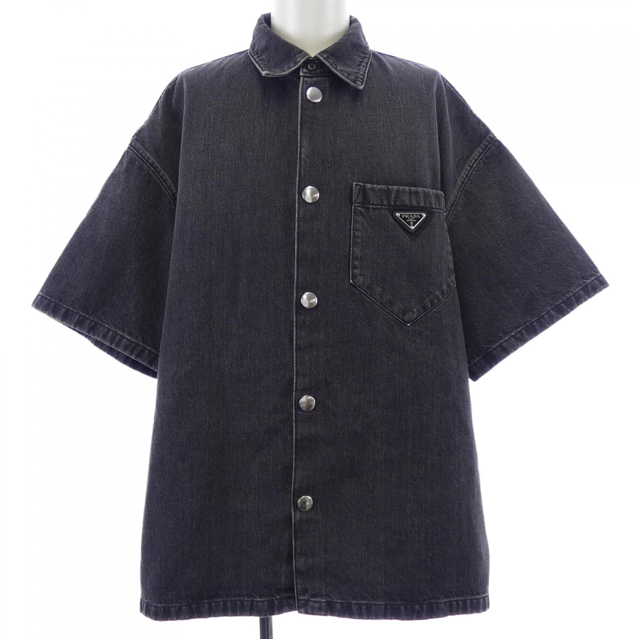 プラダ PRADA トライアングルロゴ GEC067 S212 12K8 S／Sシャツ